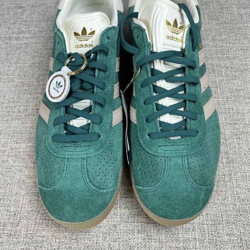 Adidas Gazelle Originals Men's Size 11 Green Wonder Beige Sneakers Shoes IF7154 - Picture 5 of 9